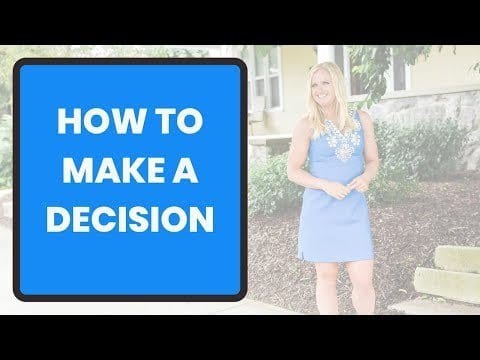 The SURPRISING Question to Ask Yourself When Making A Decision